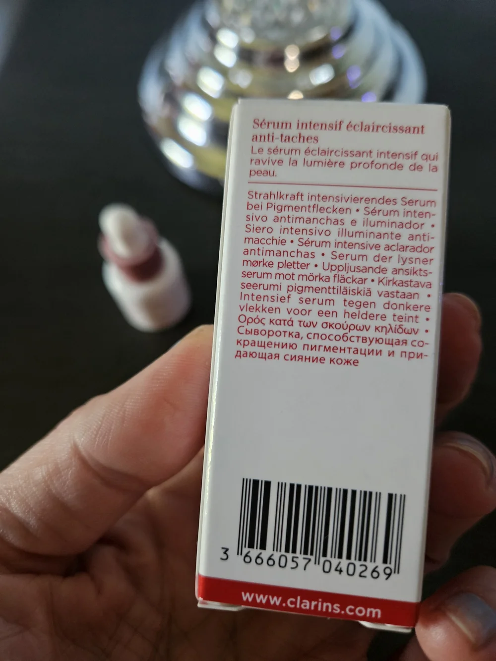 Clarins brightening serum